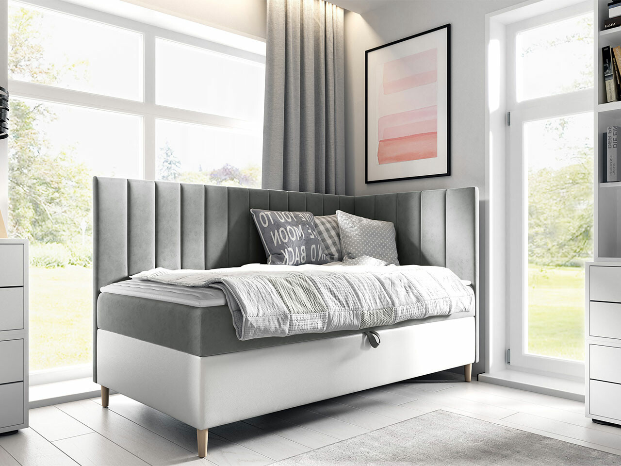 Boxspringbett Lucus (Soft 017 + Fresh 14)