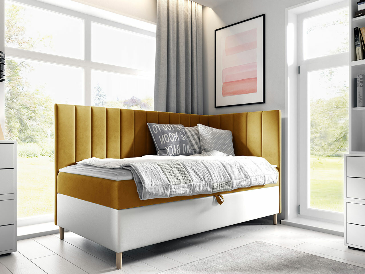 Boxspringbett Lucus (Soft 017 + Fresh 37)