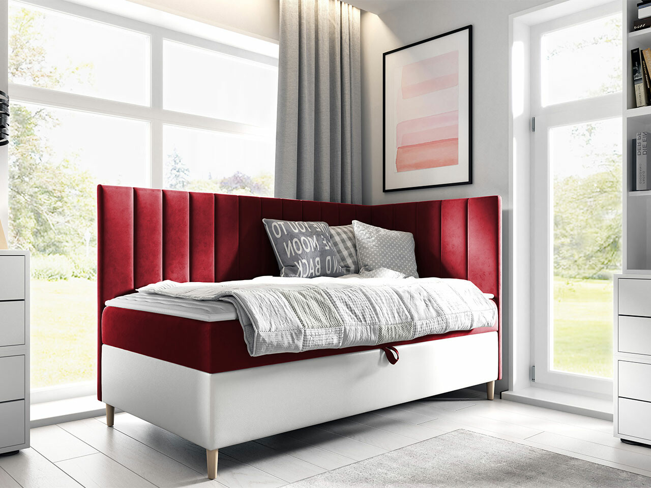 Boxspringbett Lucus (Soft 017 + Fresh 8)