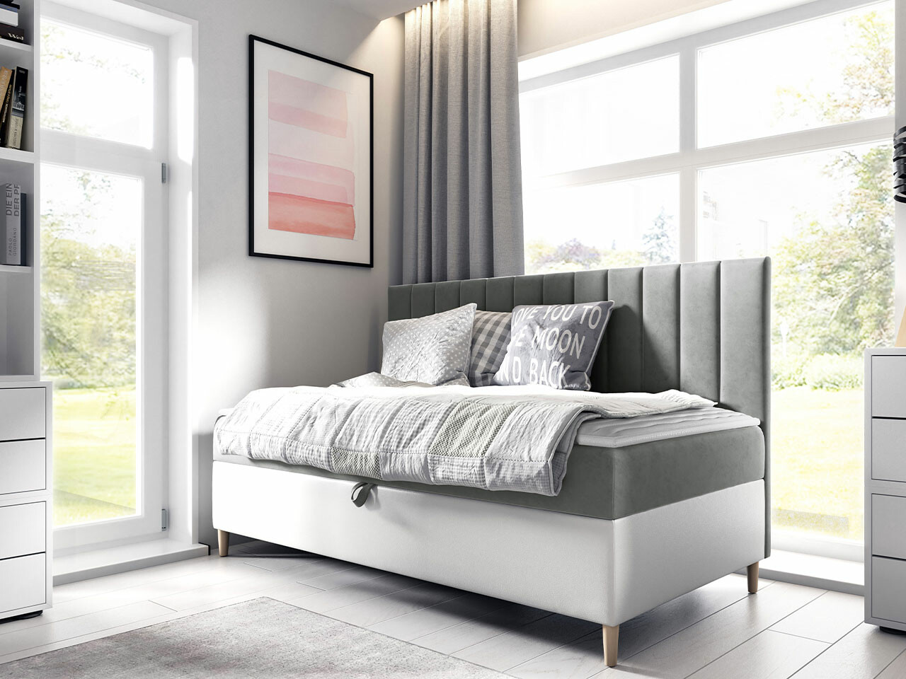 Boxspringbett Lucus I (Soft 017 + Fresh 14)