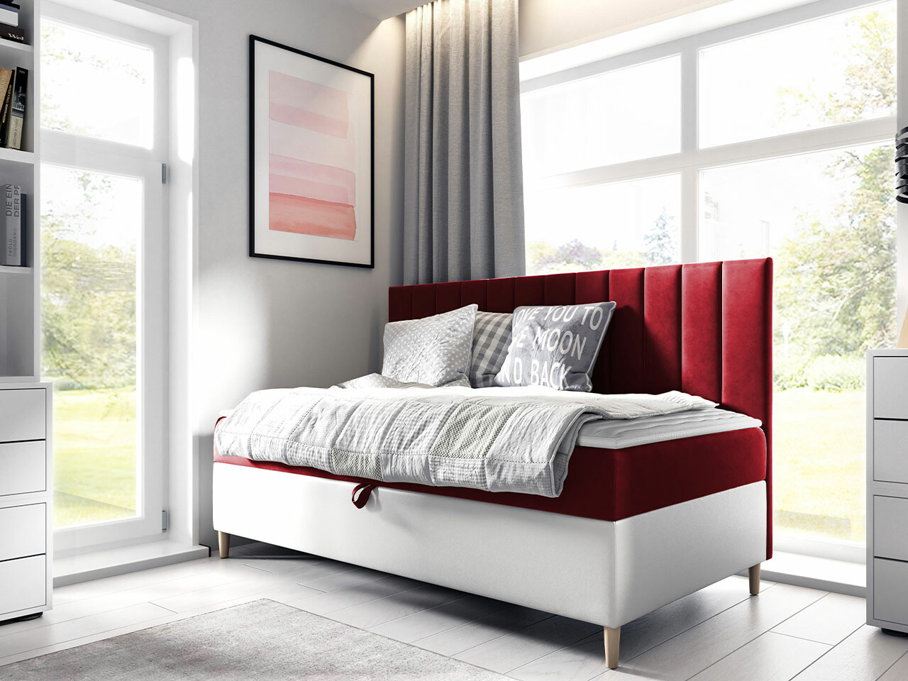 Boxspringbett Lucus I (Soft 017 + Fresh 8)