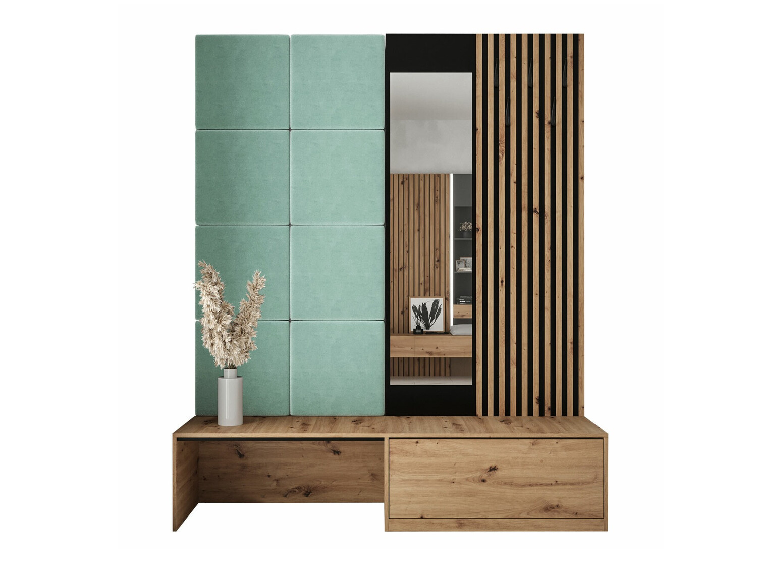 Flurgarnitur Fabor (Artisan Eichenholzoptik + Manila 11)