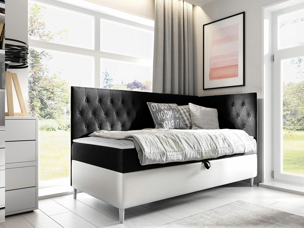 Boxspringbett Baltimore 167 (Soft 017 + Fresh 17)