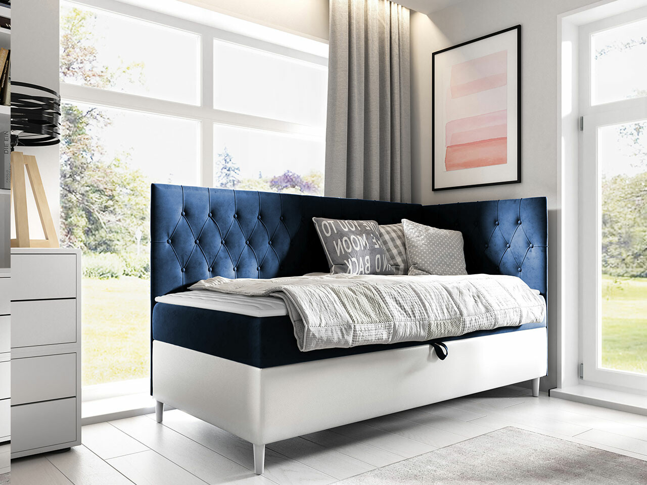 Boxspringbett Lucus III (Soft 017 + Fresh 11)