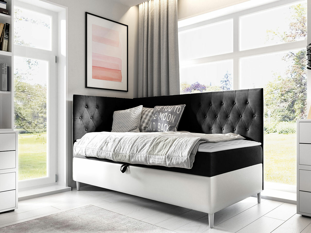 Boxspringbett Lucus III (Soft 017 + Fresh 17)