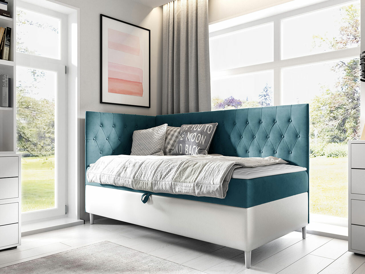 Boxspringbett Lucus III (Soft 017 + Fresh 34)