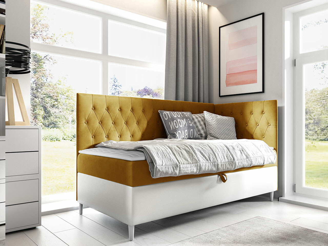 Boxspringbett Lucus III (Soft 017 + Fresh 37)
