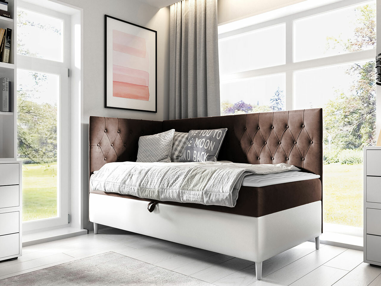 Boxspringbett Lucus III (Soft 017 + Fresh 4)