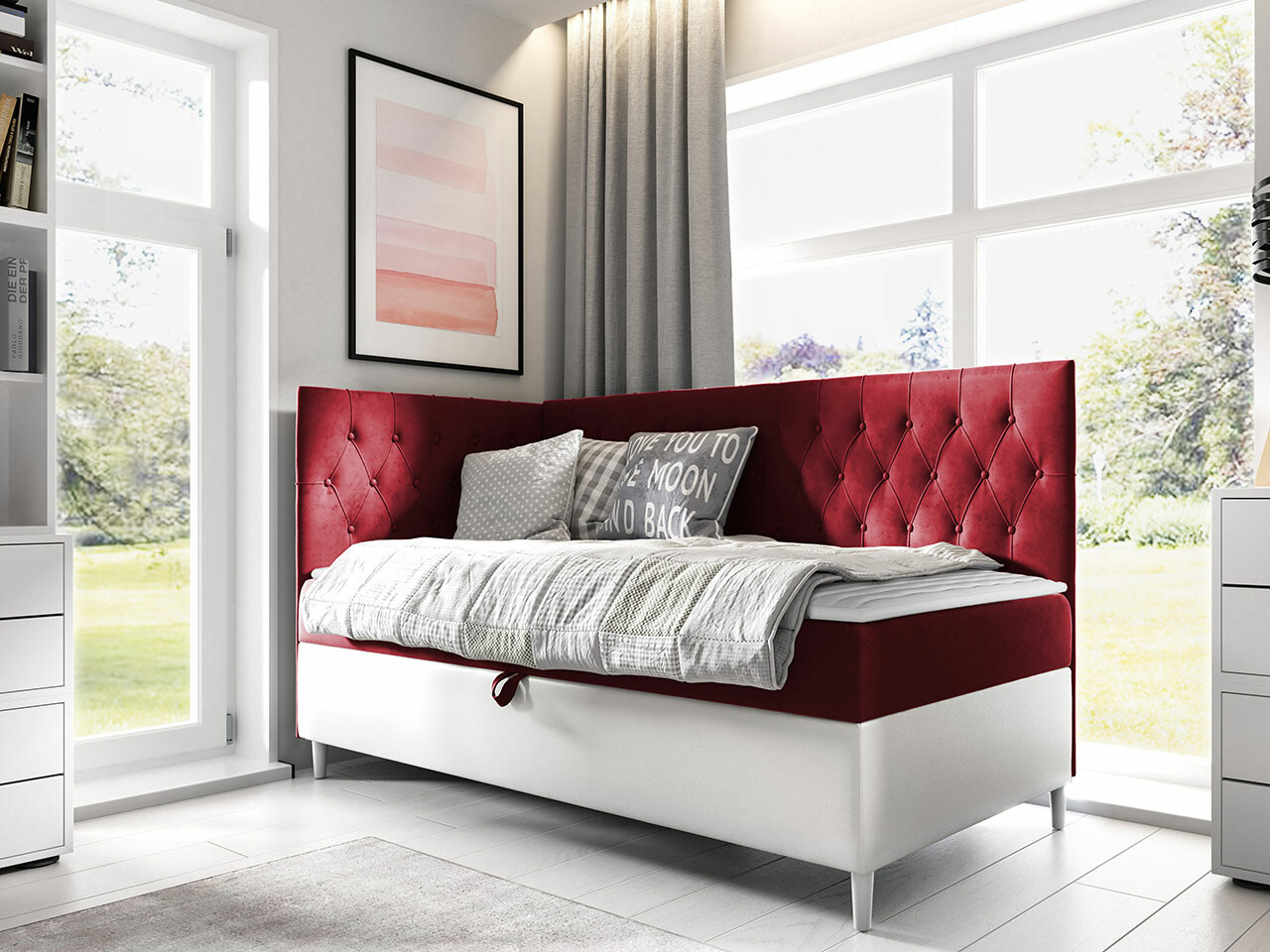 Boxspringbett Lucus III (Soft 017 + Fresh 8)