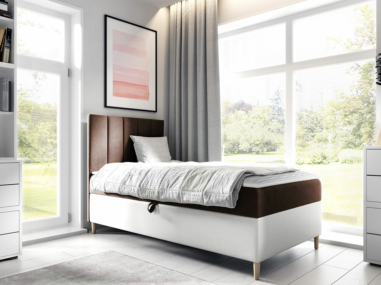 Boxspringbett Lucus VI (Soft 017 + Fresh 4)