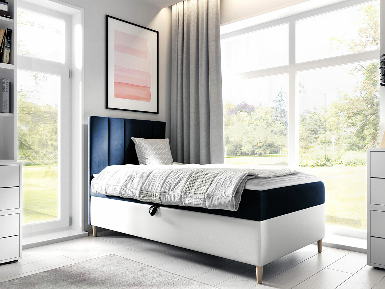 Boxspringbett Lucus VI (Soft 017 + Fresh 11)
