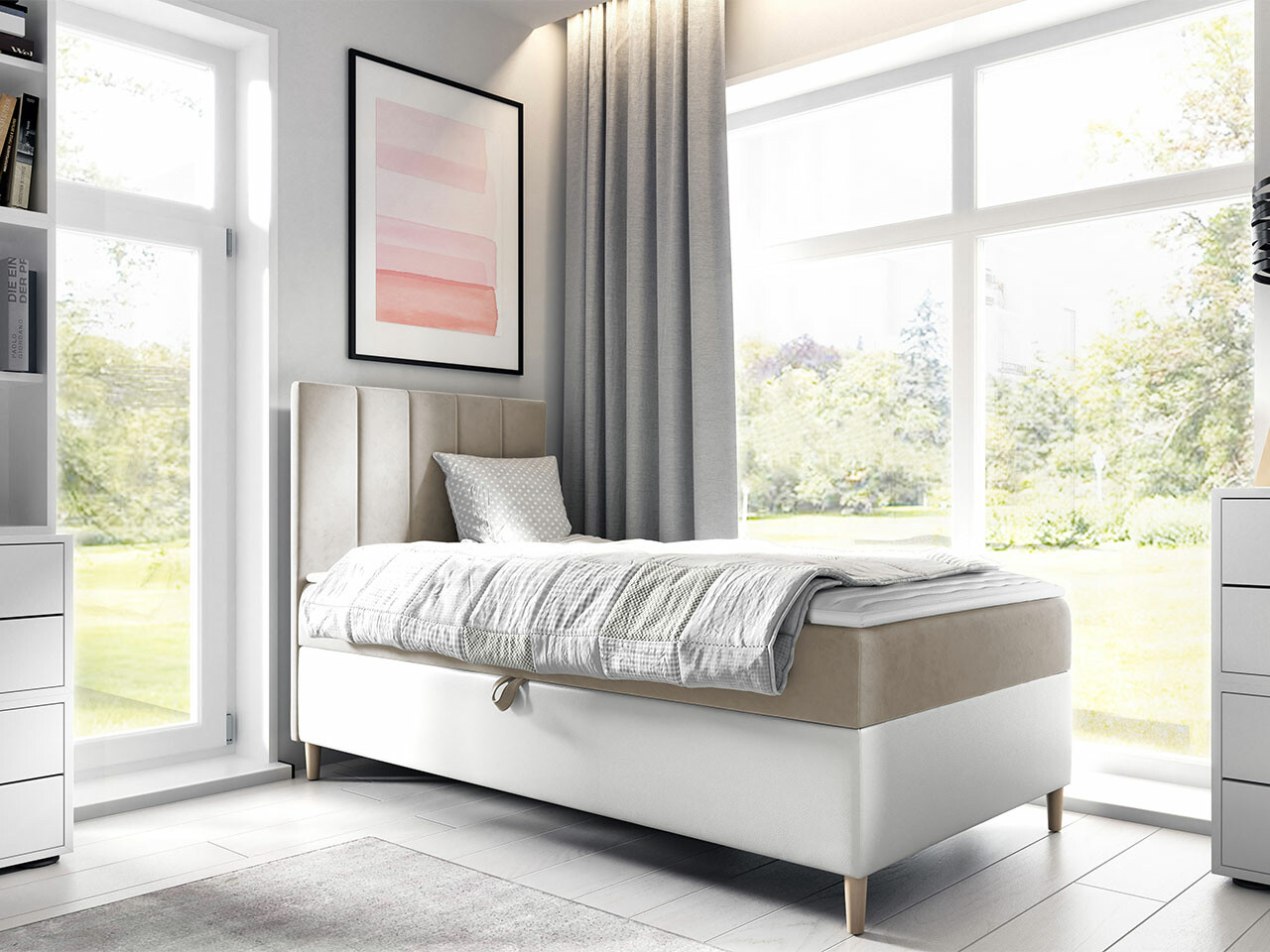 Boxspringbett Lucus VI (Soft 017 + Fresh 1)