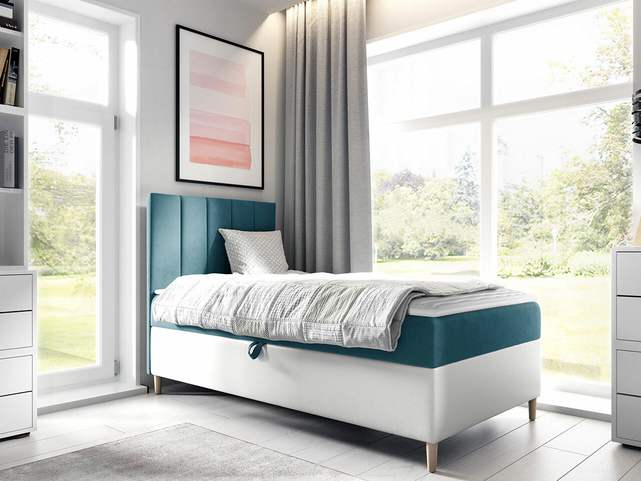 Boxspringbett Lucus VI (Soft 017 + Fresh 34)