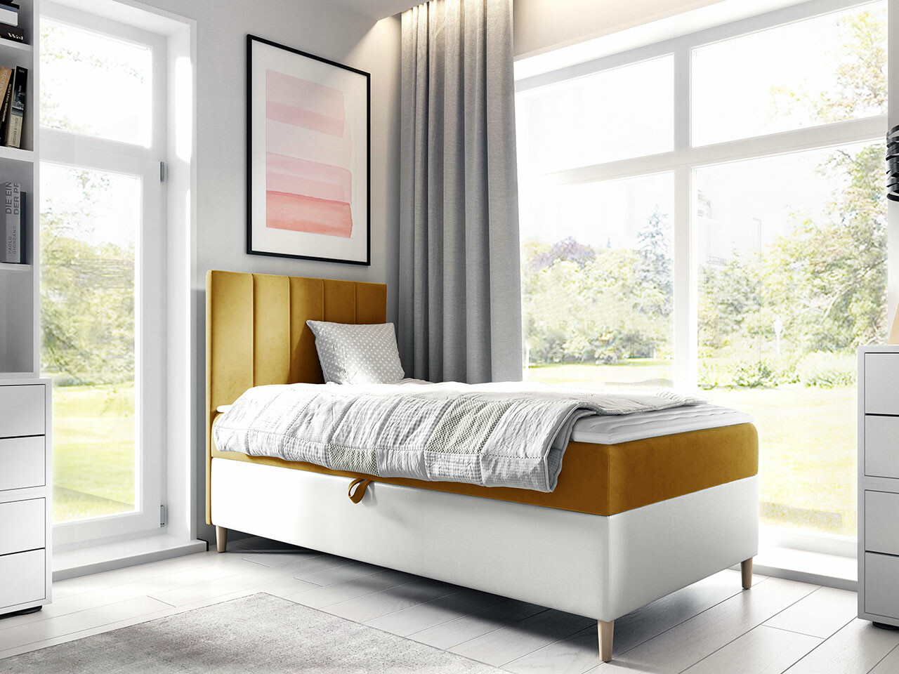 Boxspringbett Lucus VI (Soft 017 + Fresh 37)