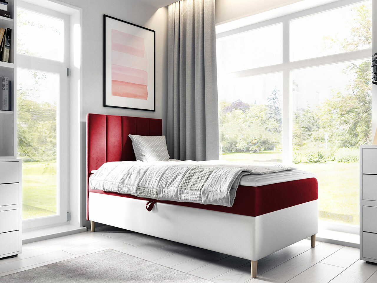 Boxspringbett Lucus VI (Soft 017 + Fresh 8)