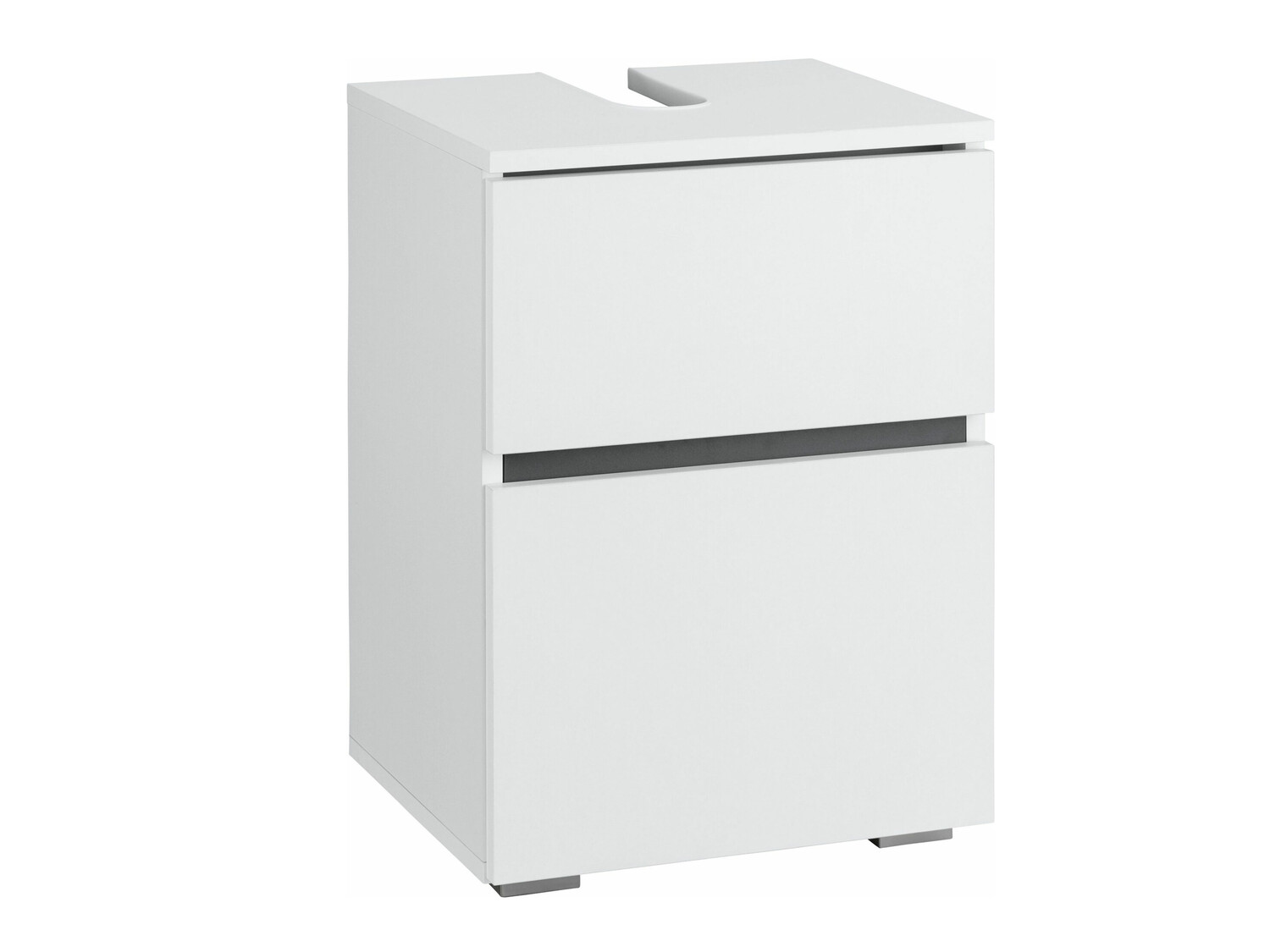 Stehender Badezimmerschrank für ein Waschbecken Soncamu 103 (Weiss)