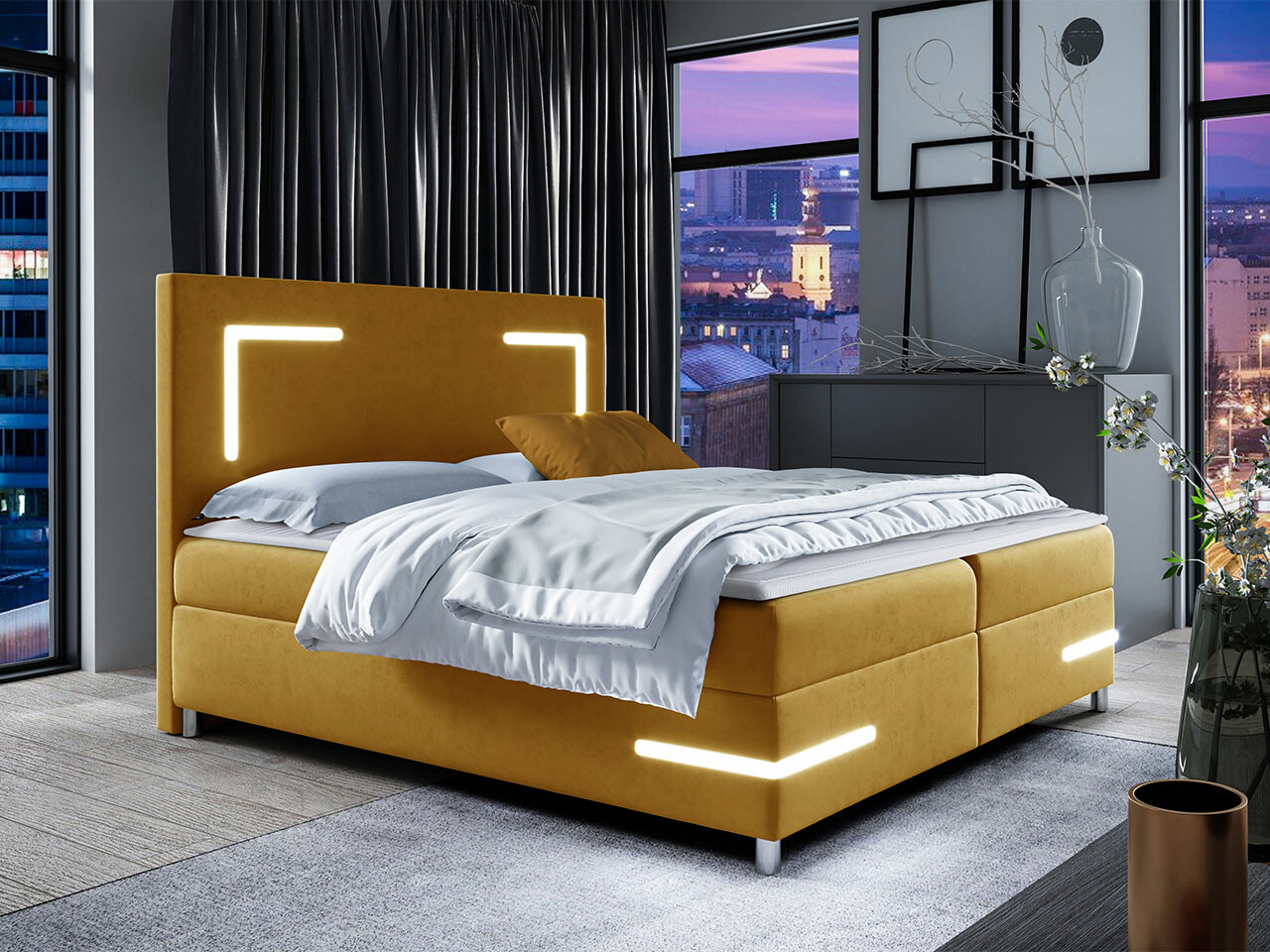 Boxspringbett Baltimore 173 (Fresh 37)