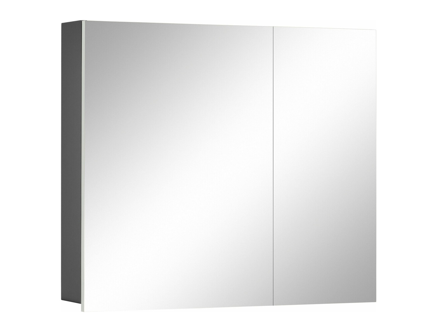 Spiegelschrank fürs Badezimmer Soncamu 104 (Weiss + Anthrazit)