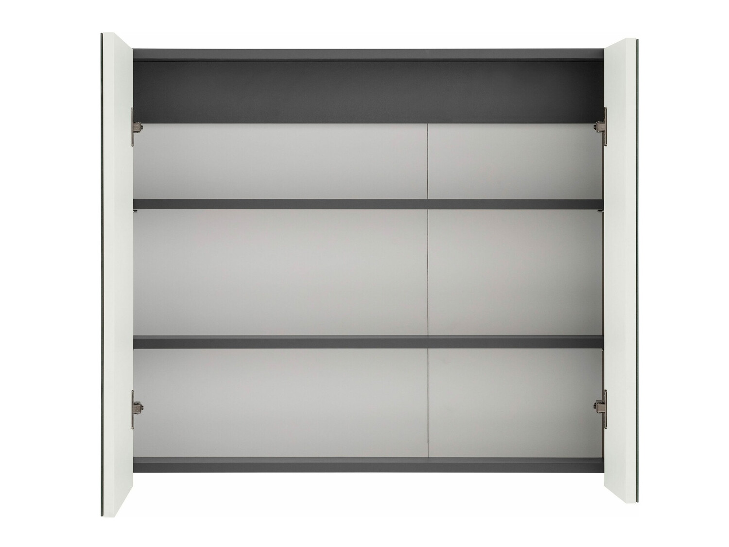 Spiegelschrank fürs Badezimmer Soncamu 104 (Weiss + Anthrazit)
