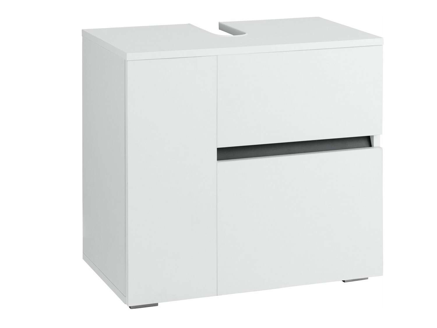 Stehender Badezimmerschrank für ein Waschbecken Soncamu 108 (Weiss)