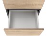 Stehender Badezimmerschrank Soncamu 106 (Anthrazit + Eichenholzoptik)