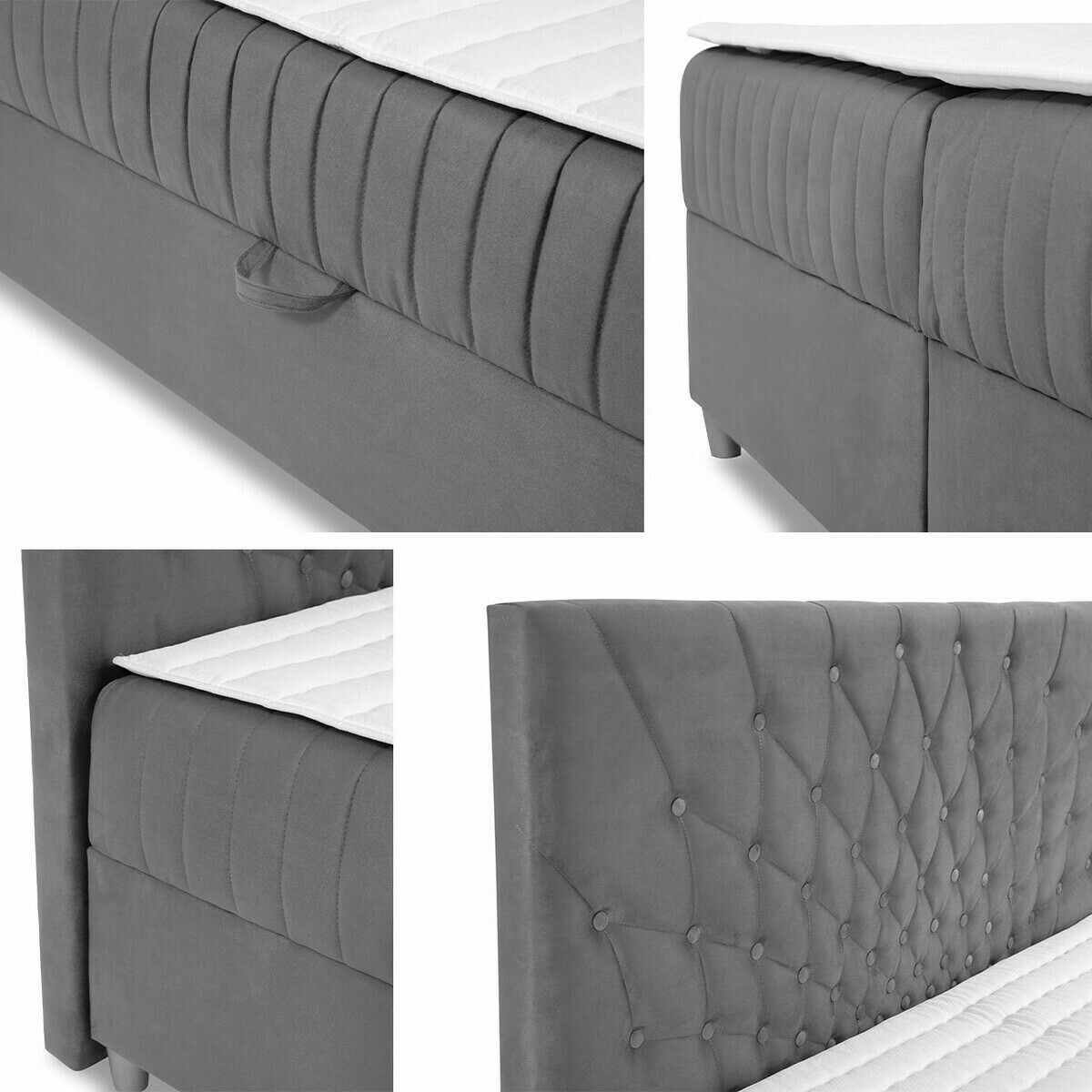 Boxspringbett Baltimore 175 (Manila 16)