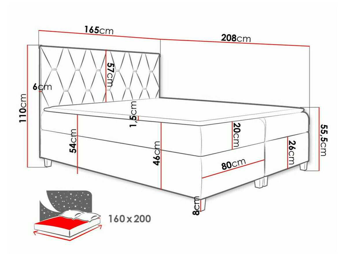 Boxspringbett Nemus (Fresh 4)