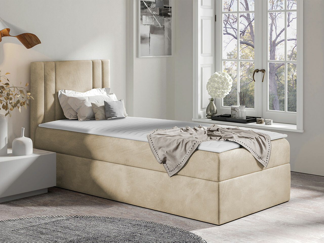 Boxspringbett Mel I (Kameleon 04)