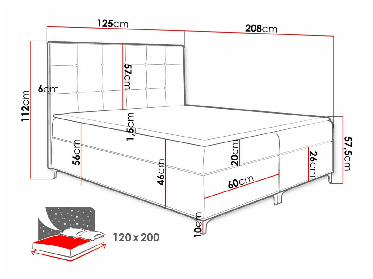 Boxspringbett Porta (Fresh 37)