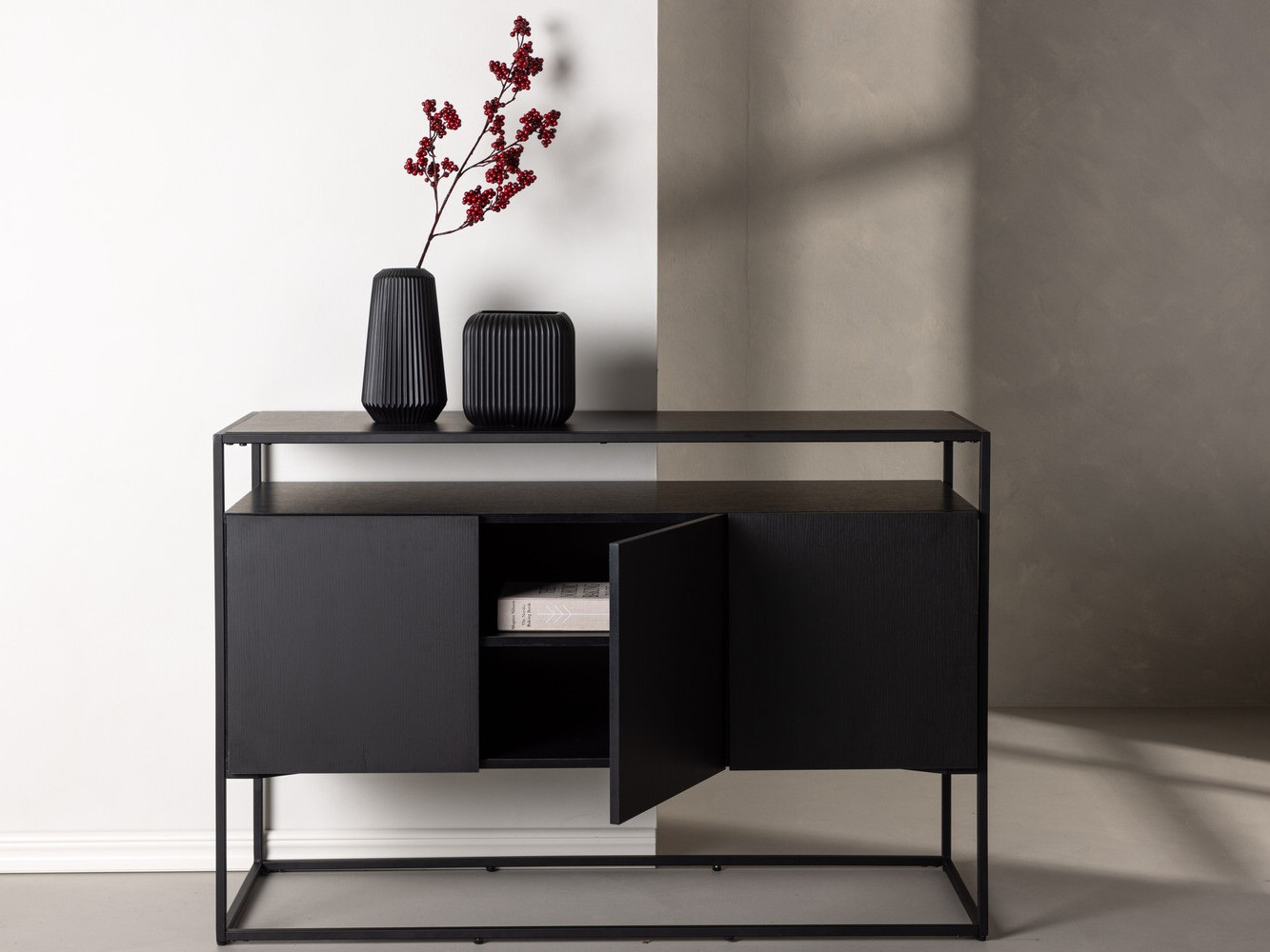 Sideboard Dallas 3241 (Schwarz)