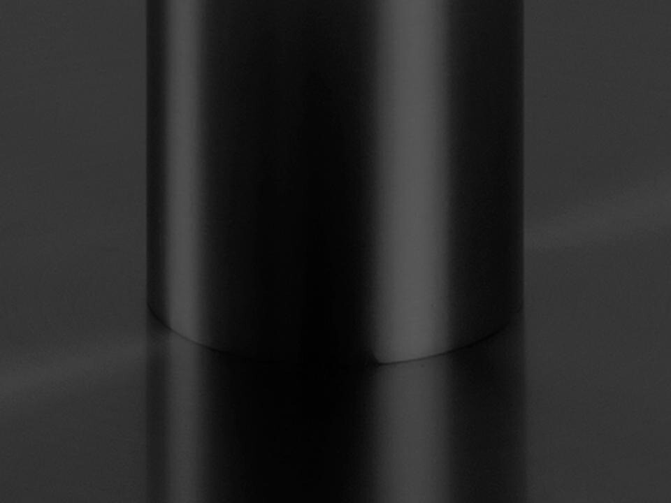 Tisch Norsica 420 (Schwarz + Weisser Marmor)