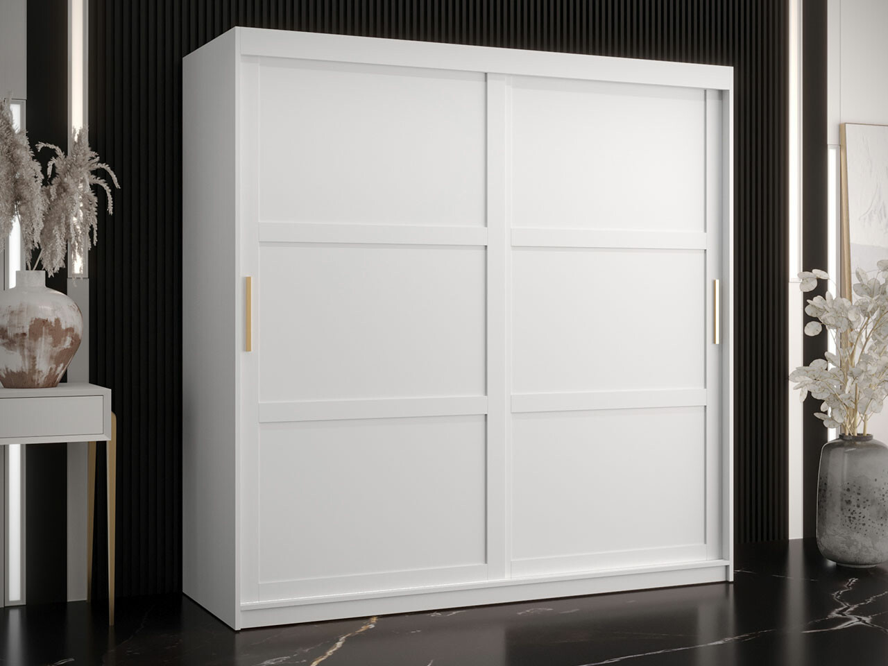 Kleiderschrank Ferfere 101 (Weiss)