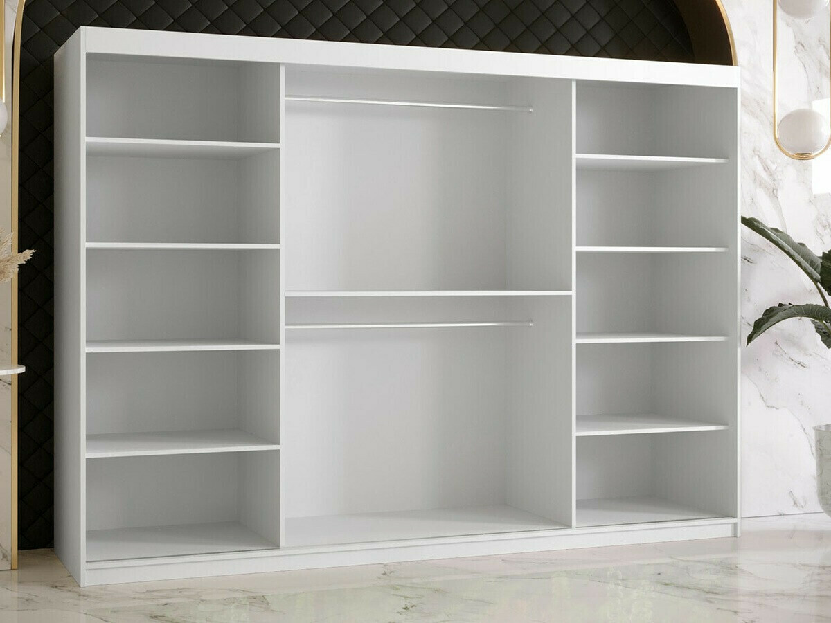 Kleiderschrank Ferfere 105 (Schwarz)