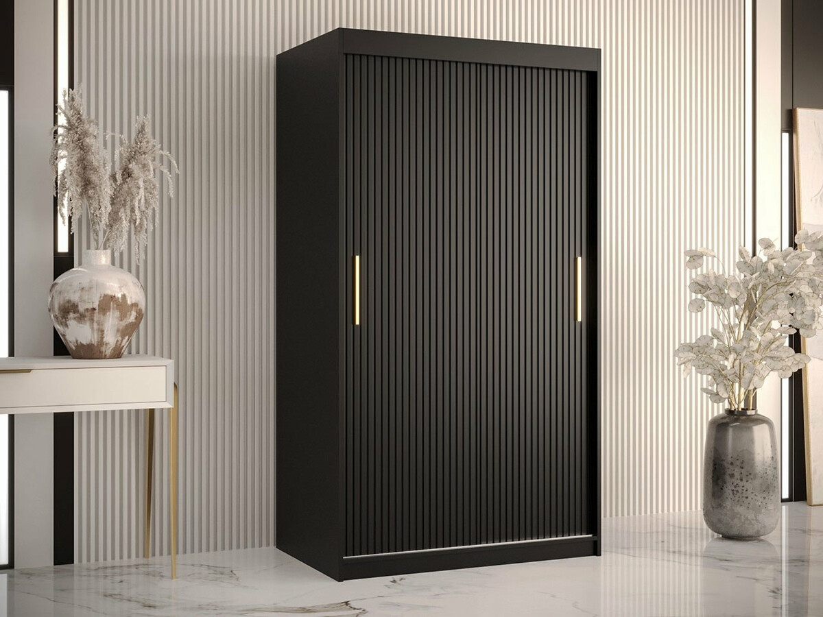 Kleiderschrank Anulio (Schwarz)