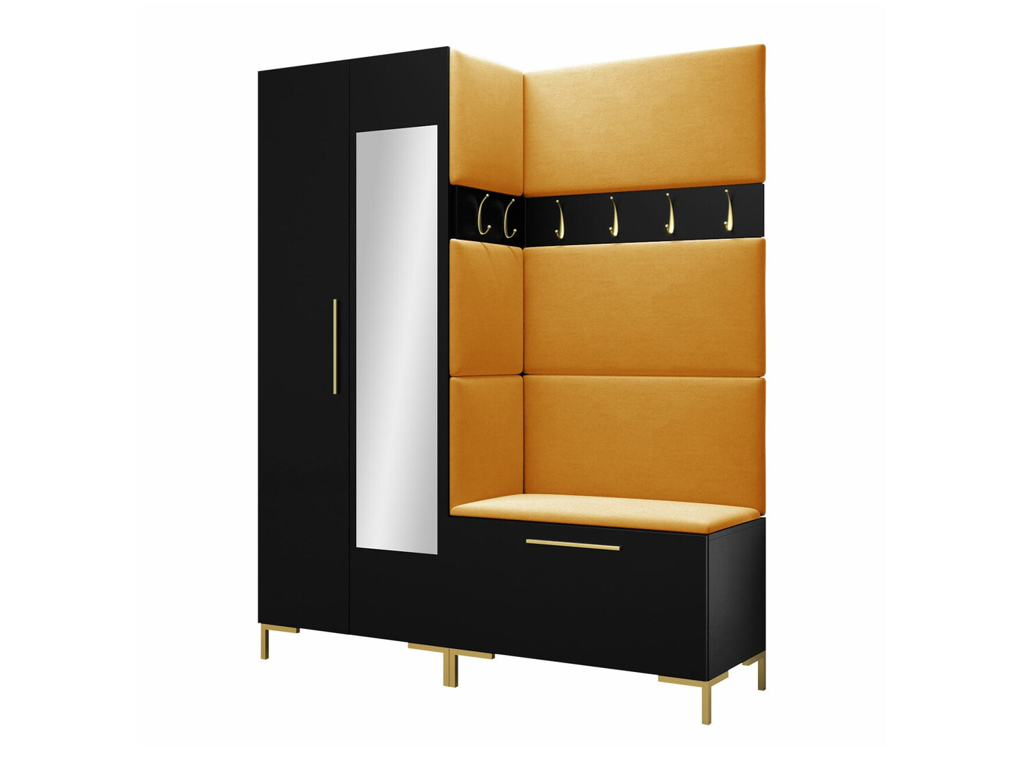 Flurgarnitur Nomal IX (Schwarz)