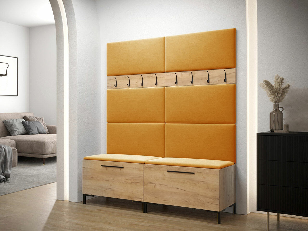 Flurgarnitur Tivsoa 101 (Craft eichenholzoptik)
