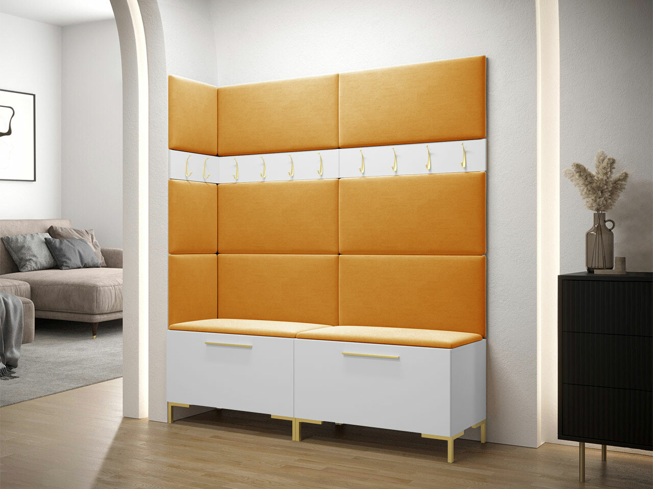 Flurgarnitur Tivsoa 104 (Weiss)