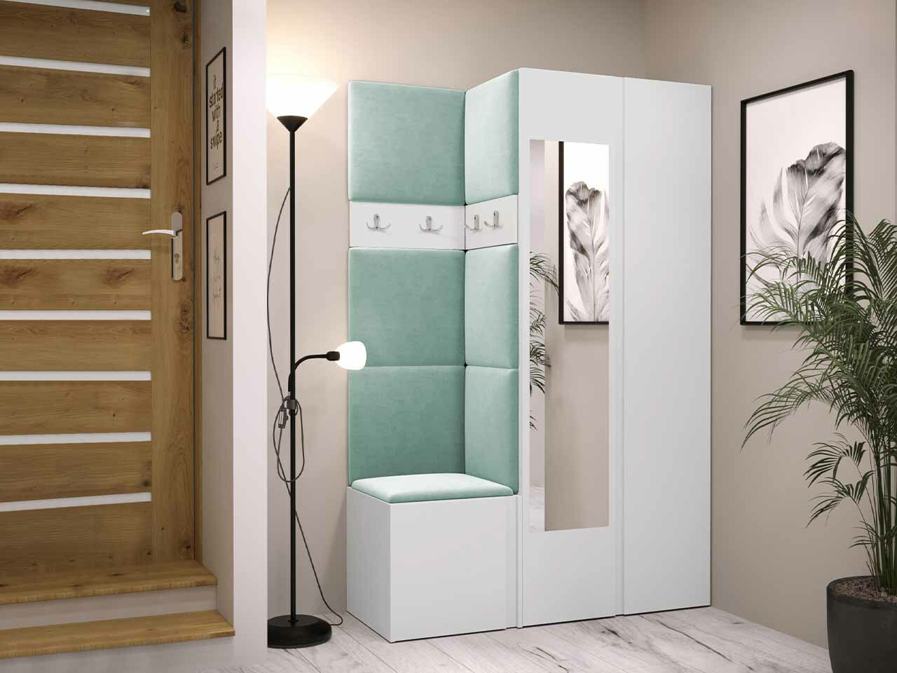 Flurgarnitur Hartford 350 (Weiss)