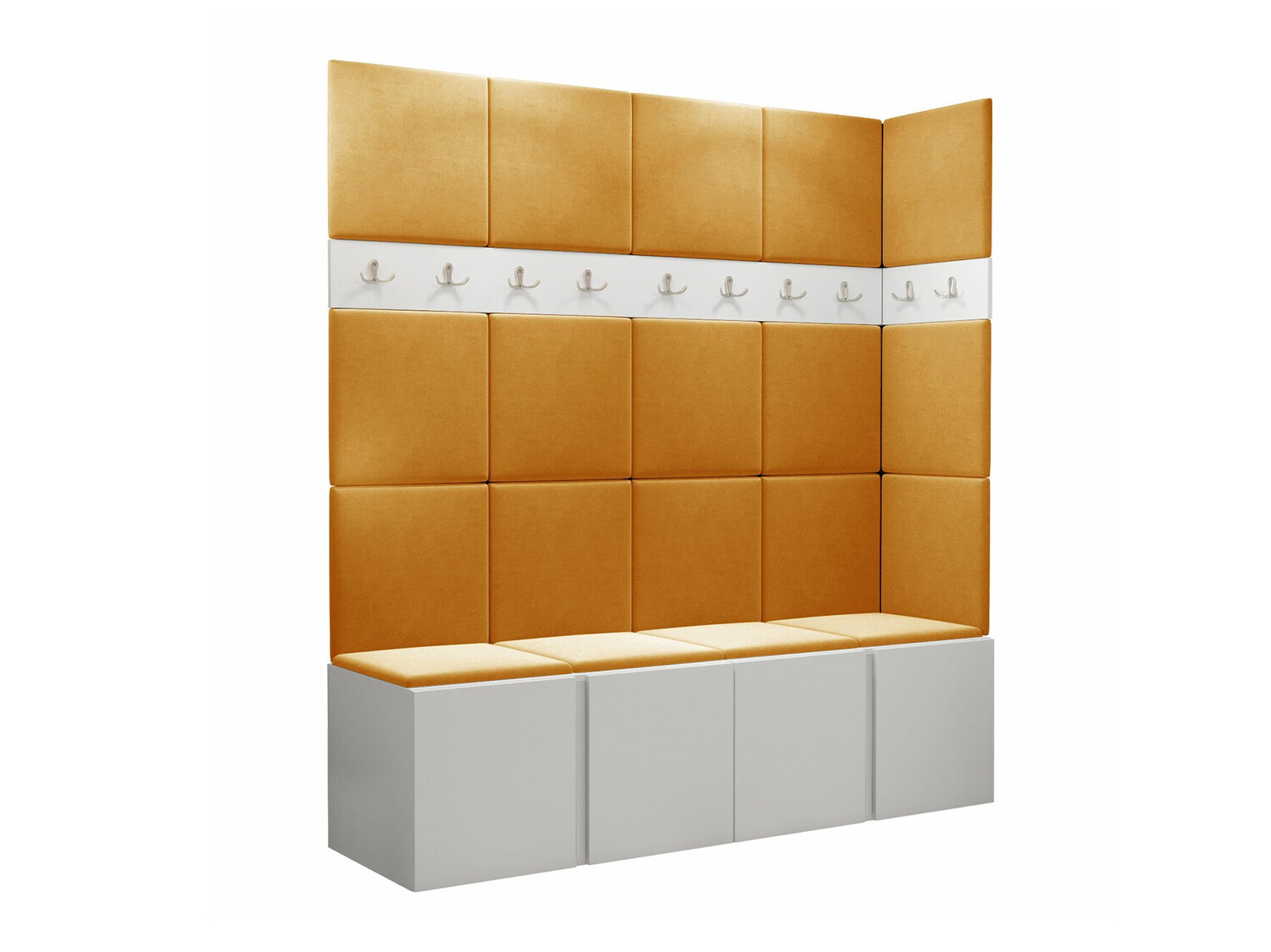 Flurgarnitur Pinis II (Weiss)