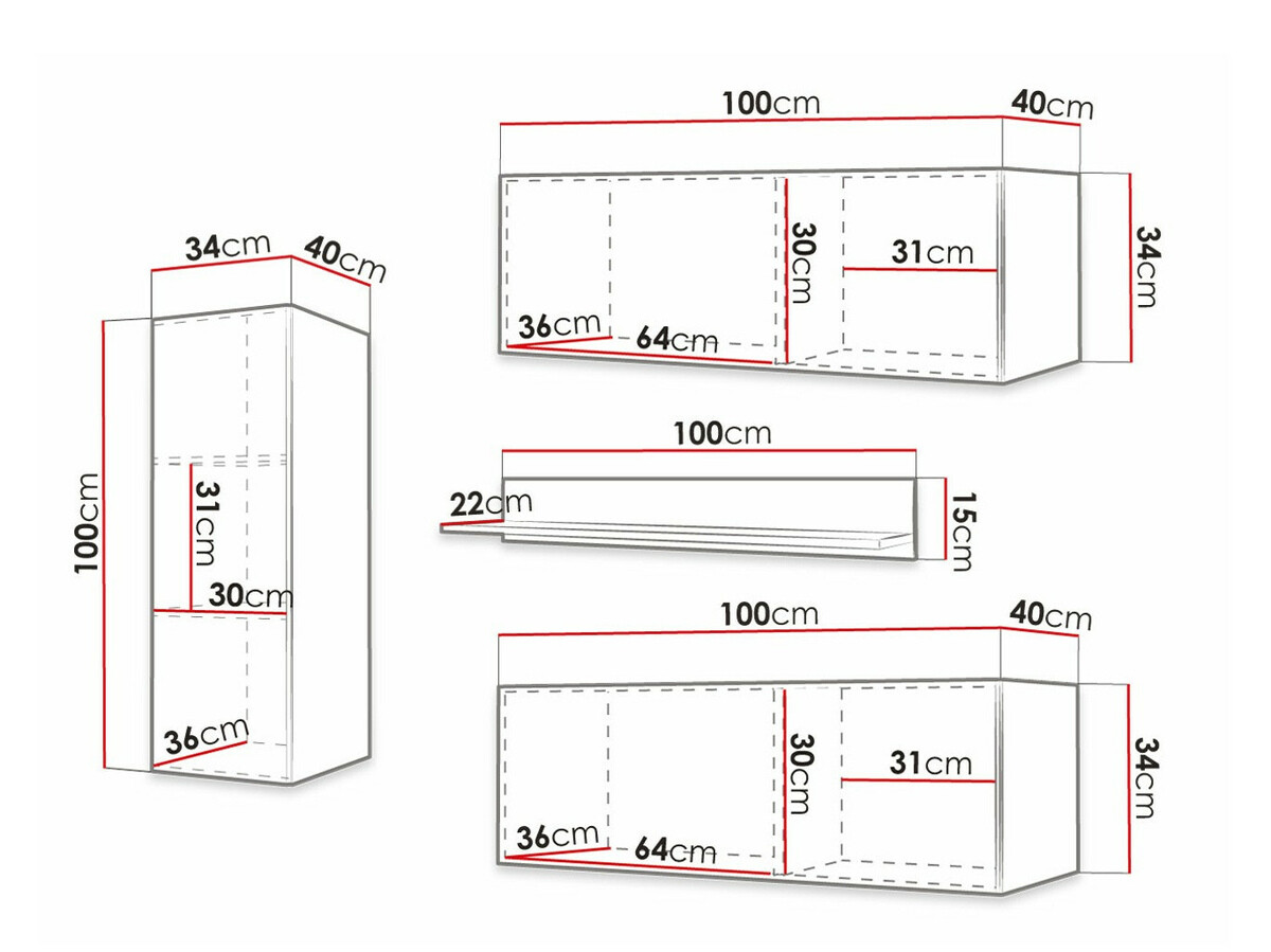 Wohnzimmer-Sets Anulio III (Weiss)