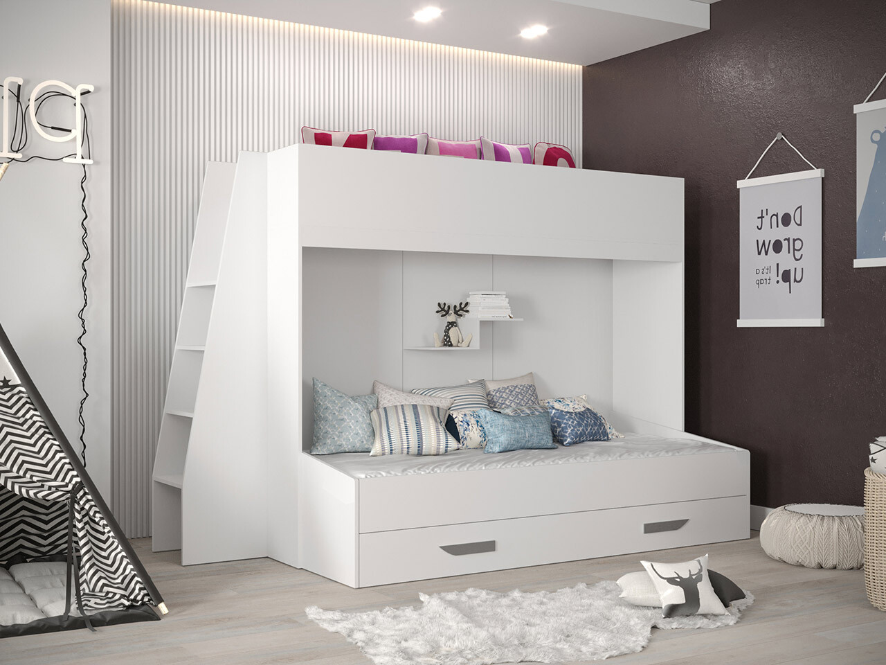 Etagenbett Hartford 357