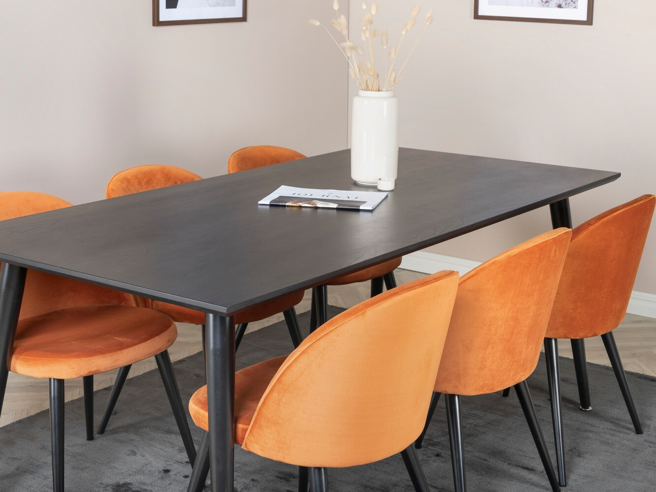 Essgruppe Dallas 1335 (Orange + Schwarz)