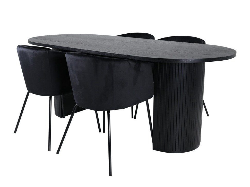 Essgruppe Dallas 3313 (Schwarz)