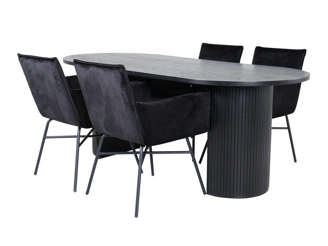Essgruppe Dallas 3315 (Schwarz)