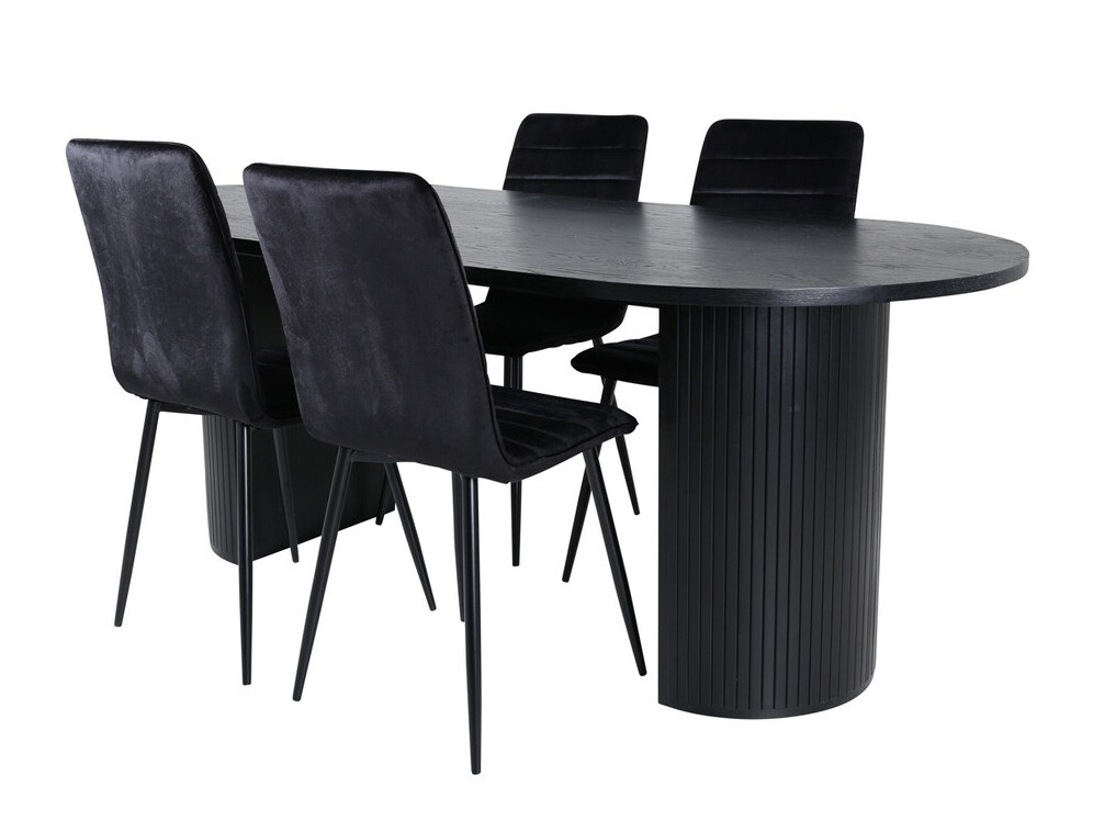 Essgruppe Dallas 3325 (Schwarz)