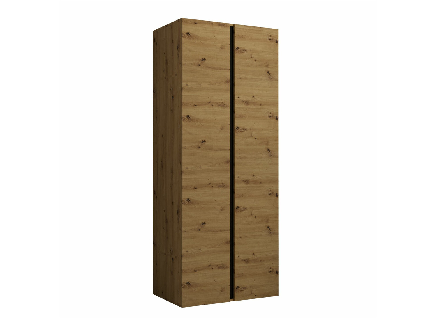 Kleiderschrank Pinis (Artisan-Eiche + Schwarz)