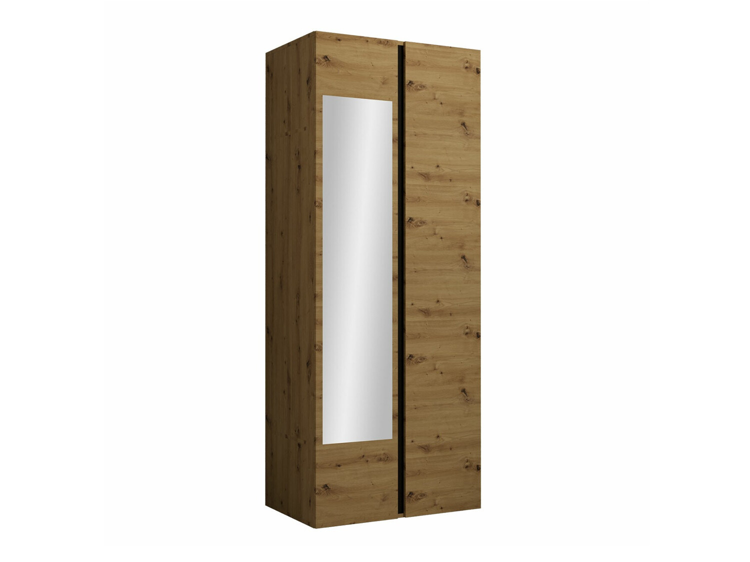 Kleiderschrank Pinis I (Artisan-Eiche + Schwarz)