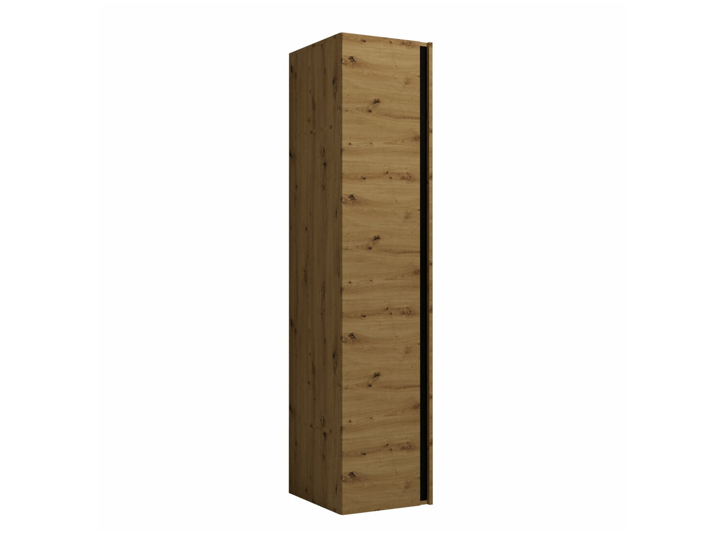 Kleiderschrank Pinis II (Artisan-Eiche + Schwarz)