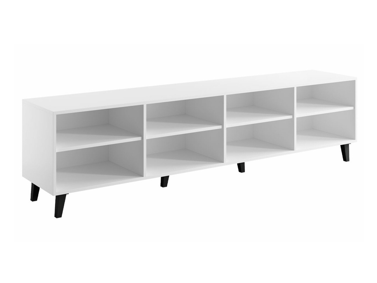 Wohnzimmer-Set Charlotte 185 (Schwarz + Craft eiche)