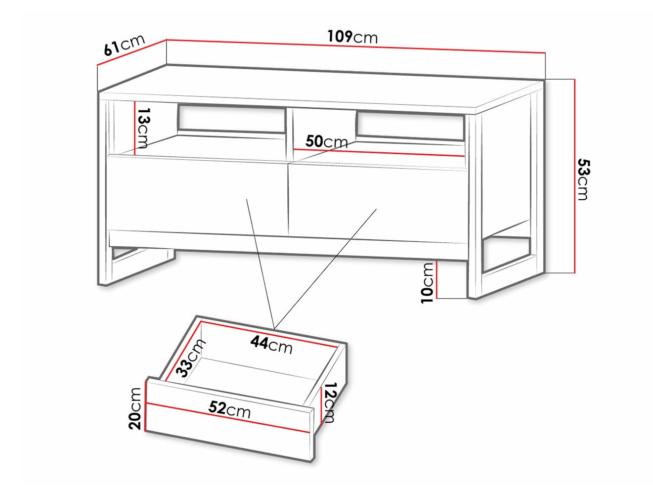Couchtisch Kingston D118